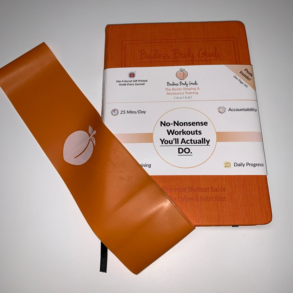 Body Goals Journal with glute band